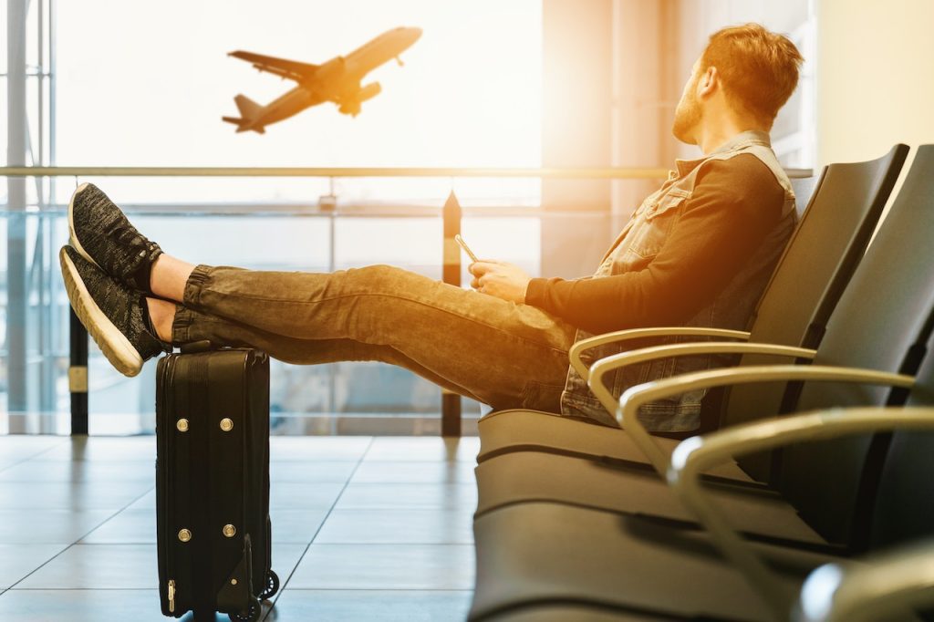 Savvy Traveler at Airport - travel tips