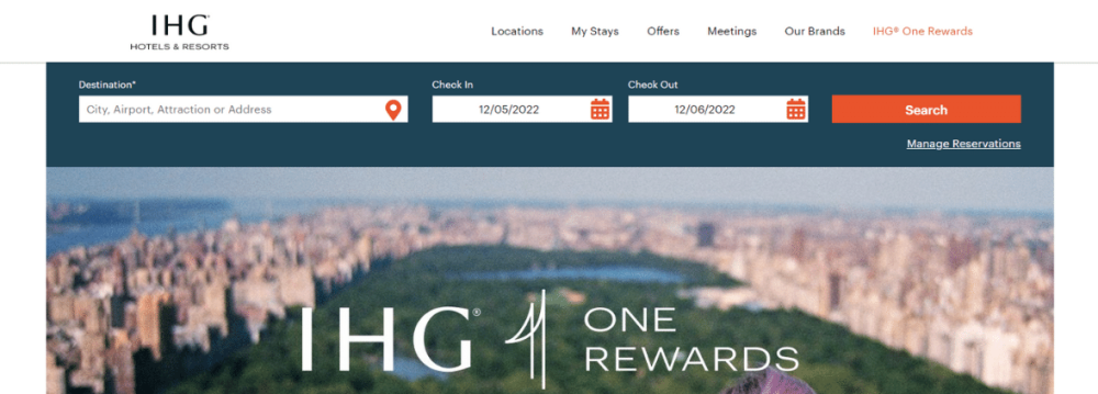 IHG One Rewards Program. Best for Flagship Brands: Intercontinental Hotel Group
